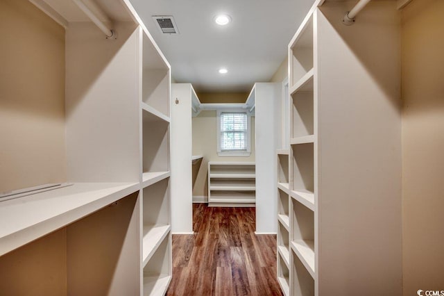107 Azalea Dr, Conway, SC 29526 - walk in closet with dark wood-style flooring and visible vents