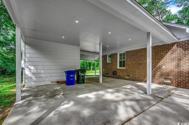 107 Azalea Dr, Conway, SC 29526 - view of patio / terrace featuring an attached carport