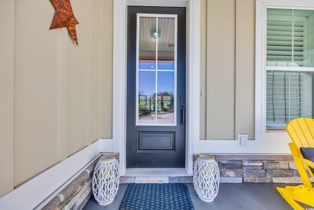 view of property entrance