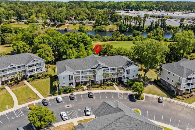 5801 Oyster Catcher Dr Unit 1214, North Myrtle Beach, SC 29582 - drone / aerial view featuring a water view