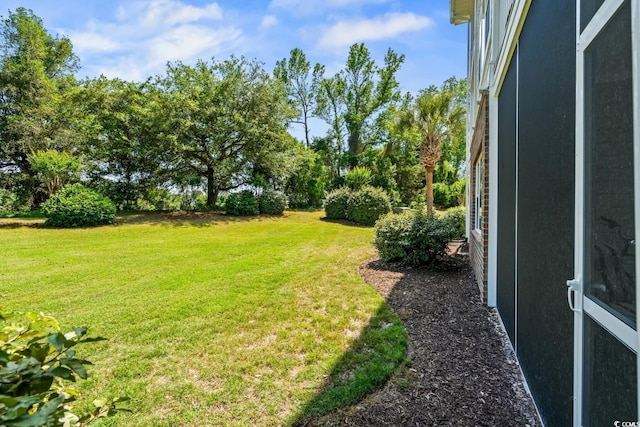 view of yard