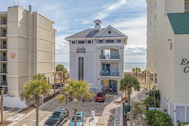 view of property featuring a water view