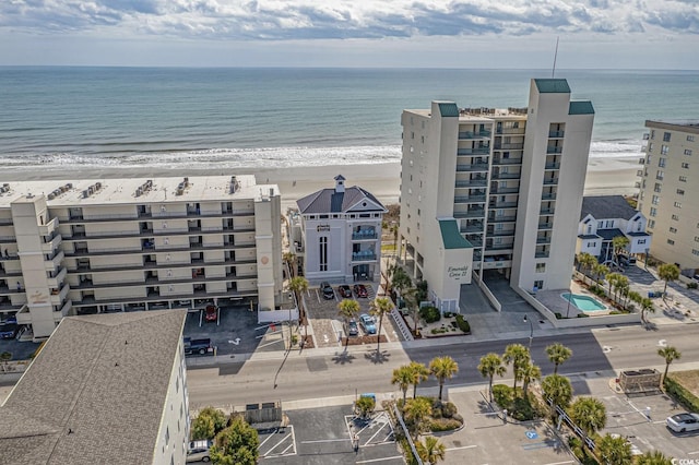 5801 Oyster Catcher Dr Unit 1214, North Myrtle Beach, SC 29582 - birds eye view of property featuring a beach view and a water view
