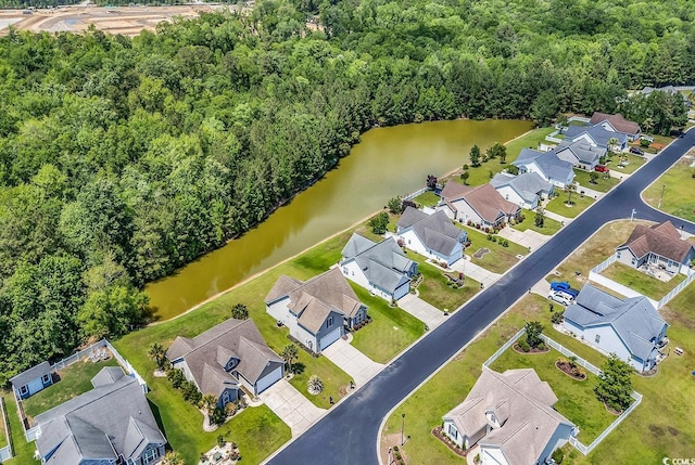 389 Barton Loop, Myrtle Beach, SC 29579 - aerial perspective of suburban area featuring a large body of water and a forest
