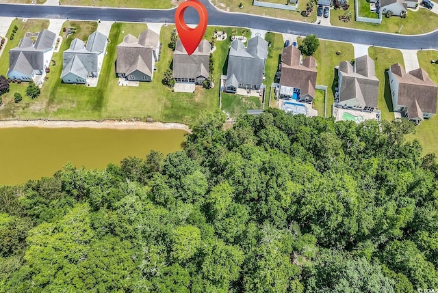 389 Barton Loop, Myrtle Beach, SC 29579 - aerial perspective of suburban area with a large body of water