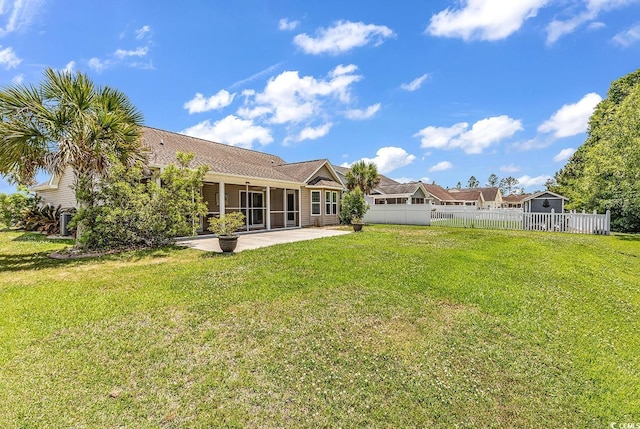 389 Barton Loop, Myrtle Beach, SC 29579 - back of property featuring a patio and a sunroom