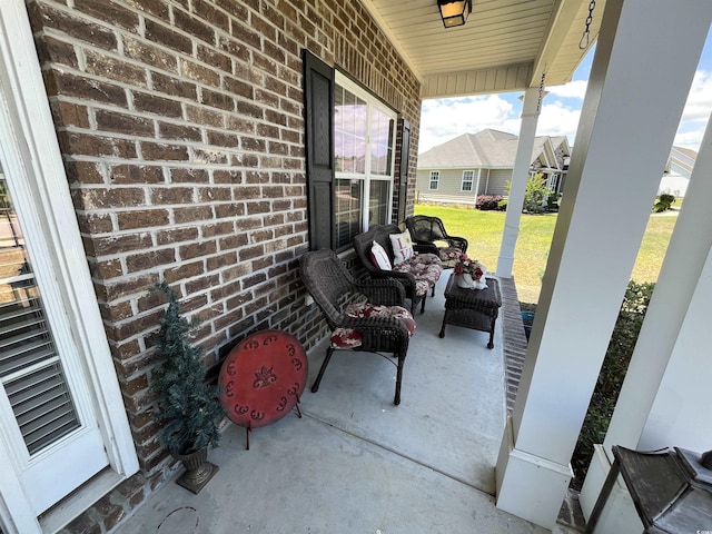 view of patio / terrace featuring a porch