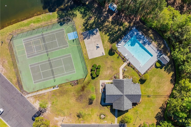 drone / aerial view