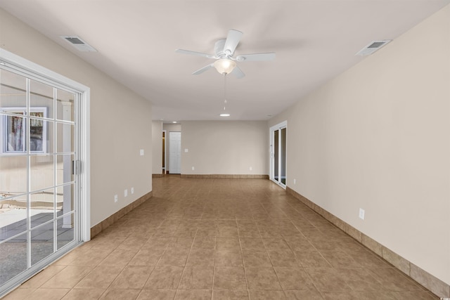 1361 Turkey Ridge Rd Unit C, Surfside Beach, SC 29575 - unfurnished room featuring a ceiling fan and baseboards