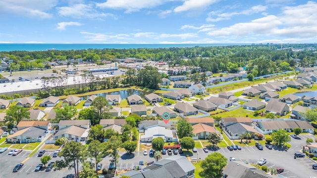 1361 Turkey Ridge Rd Unit C, Surfside Beach, SC 29575 - aerial perspective of suburban area with a nearby body of water