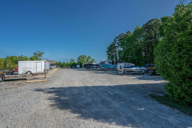 view of road featuring driveway
