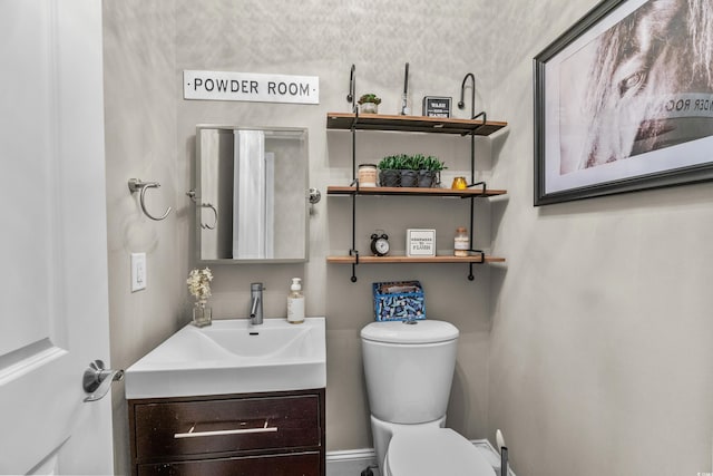 256 Shoreward Dr, Myrtle Beach, SC 29579 - bathroom featuring vanity and toilet