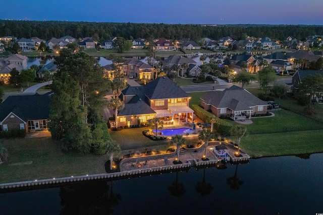 256 Shoreward Dr, Myrtle Beach, SC 29579 - drone / aerial view with a wooded view and a residential view