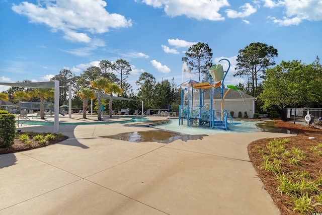 2446 Craven Dr, Myrtle Beach, SC 29572 - view of community with a swimming pool and a patio area