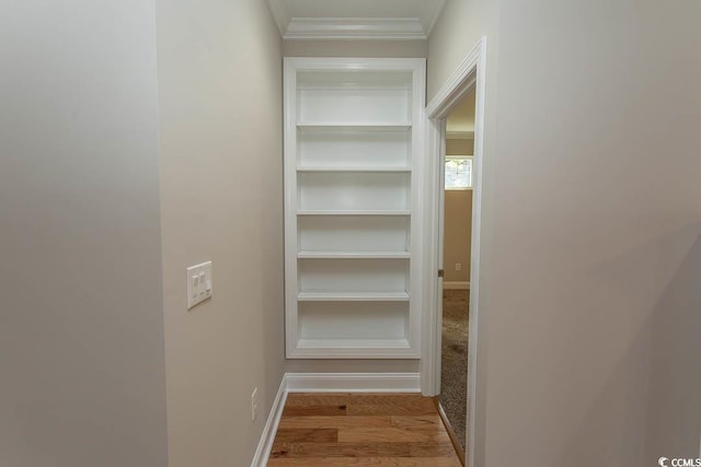 interior space featuring wood finished floors