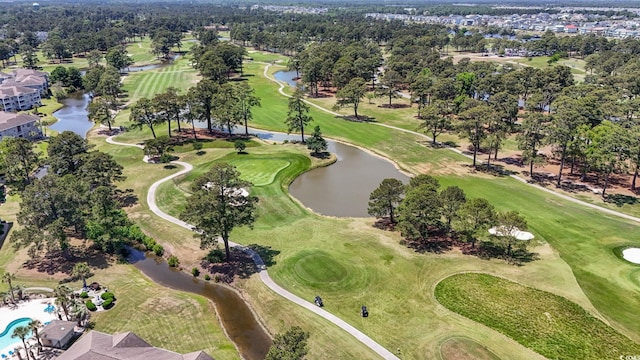 4771 Wild Iris Dr Unit 103, Myrtle Beach, SC 29577 - drone / aerial view featuring a water view and golf course view