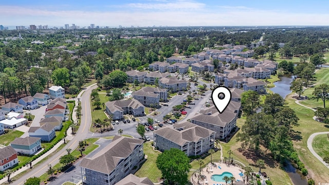 4771 Wild Iris Dr Unit 103, Myrtle Beach, SC 29577 - birds eye view of property featuring a residential view and view of golf course