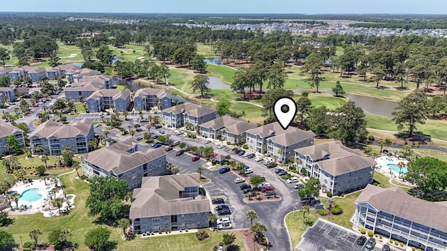 4771 Wild Iris Dr Unit 103, Myrtle Beach, SC 29577 - aerial view featuring a water view and golf course view