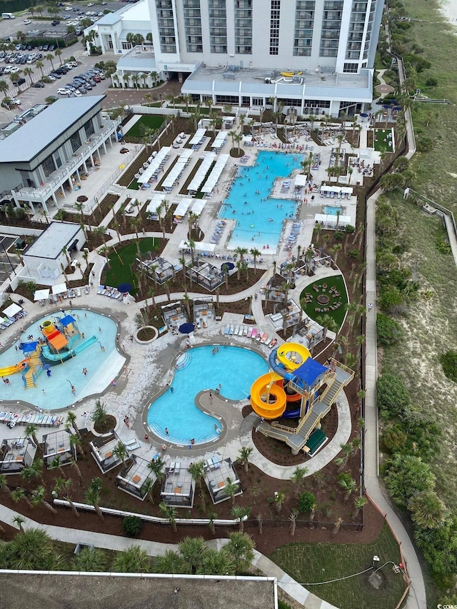 drone / aerial view