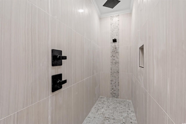209 Bouquets Green Way, Myrtle Beach, SC 29579 - full bath featuring a tile shower and ornamental molding