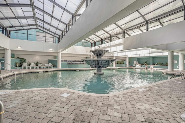 view of pool