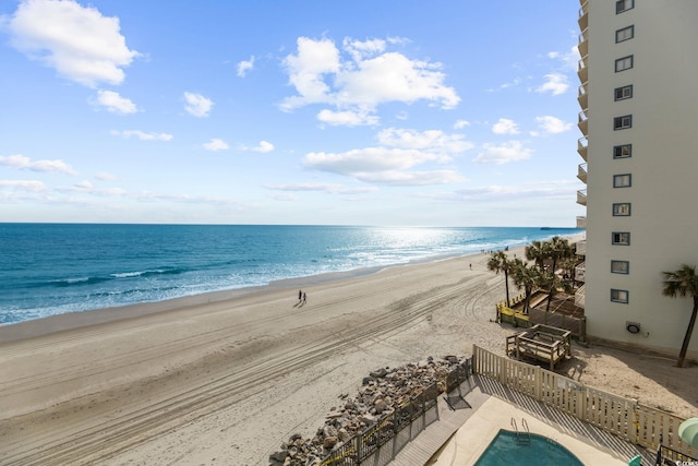 water view with nearby beach