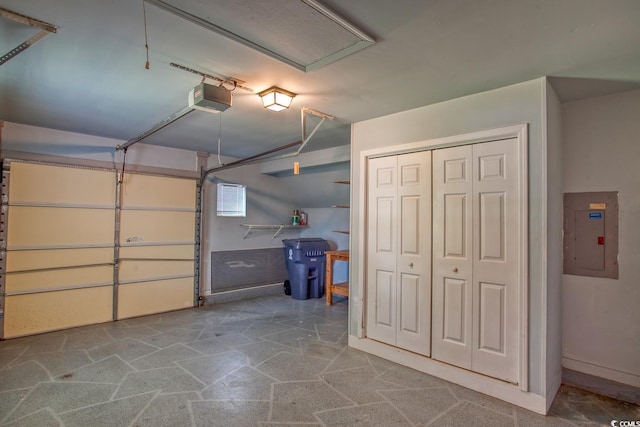802 Mockingbird Ct, Murrells Inlet, SC 29576 - garage featuring a garage door opener and electric panel