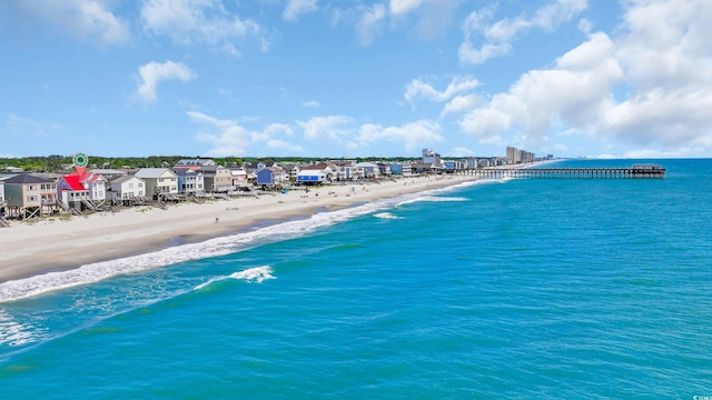 324 S Waccamaw Dr, Garden City Beach, SC 29576 - water view featuring a beach view