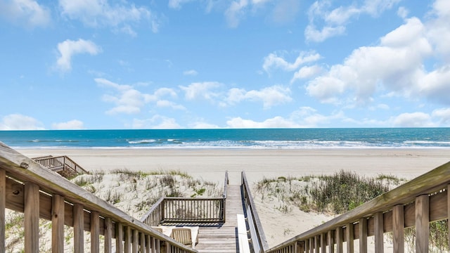 324 S Waccamaw Dr, Garden City Beach, SC 29576 - view of water feature featuring a beach view