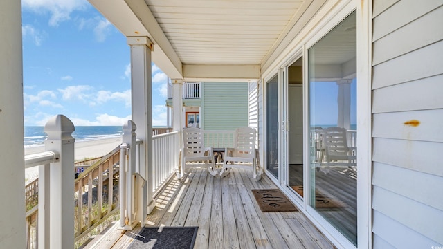 324 S Waccamaw Dr, Garden City Beach, SC 29576 - balcony with a beach view and a water view
