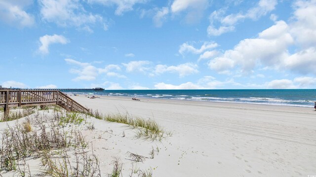 324 S Waccamaw Dr, Garden City Beach, SC 29576 - view of water feature with a beach view