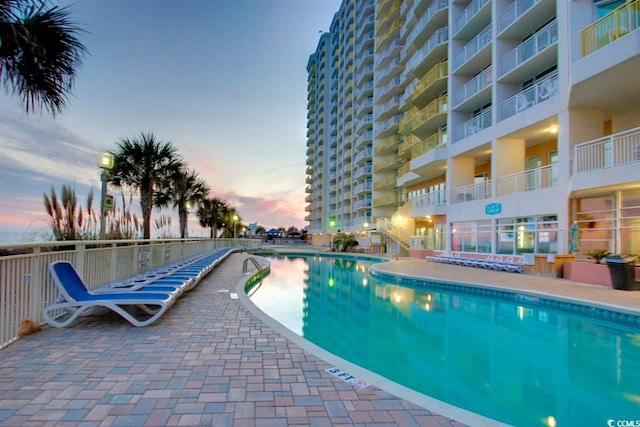 view of community pool