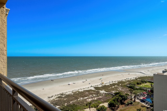 6900 N Ocean Blvd Unit 1105, Myrtle Beach, SC 29572 - water view with nearby beach