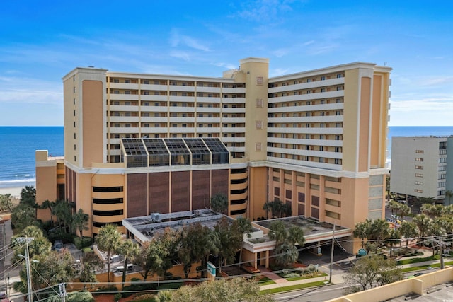 6900 N Ocean Blvd Unit 1105, Myrtle Beach, SC 29572 - view of building exterior featuring a water view