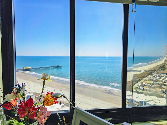 water view with local beach