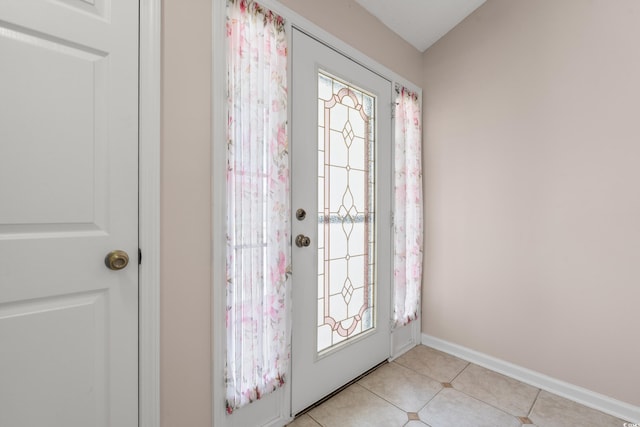 5107 Capulet Cir, Myrtle Beach, SC 29588 - foyer with light tile patterned flooring and baseboards