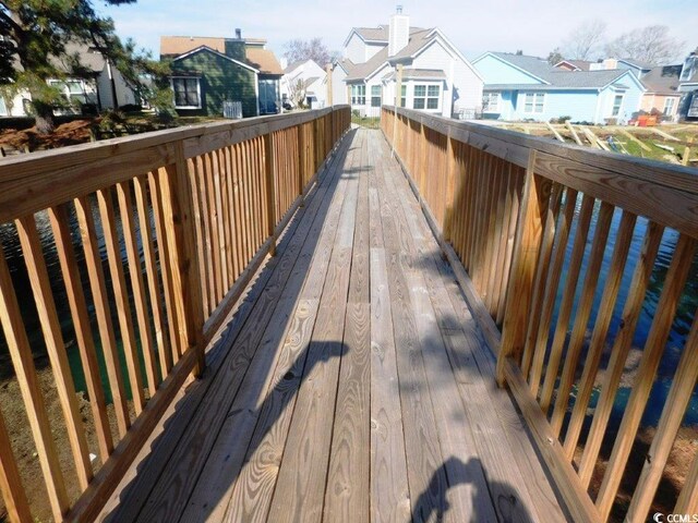916 Charles St, North Myrtle Beach, SC 29582 - deck featuring a residential view