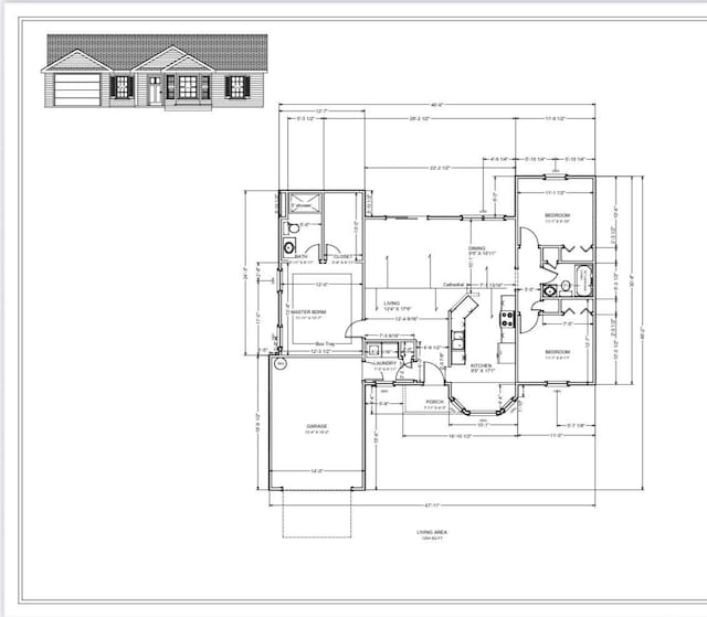 2186 Mineral Springs Rd, Conway, SC 29527 - floor plan / room layout