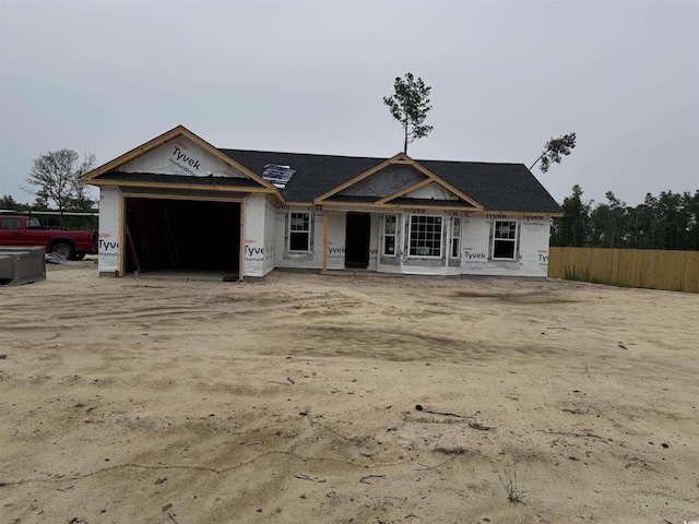 2186 Mineral Springs Rd, Conway, SC 29527 - property in mid-construction with a garage and driveway