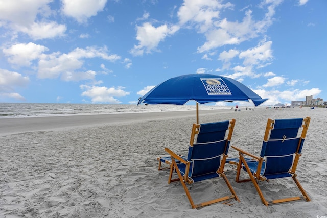 2507 S Ocean Blvd Unit 403, North Myrtle Beach, SC 29582 - view of home's community featuring a water view and a beach view
