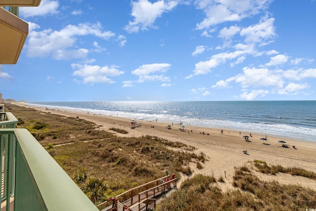 2507 S Ocean Blvd Unit 403, North Myrtle Beach, SC 29582 - property view of water with a beach view