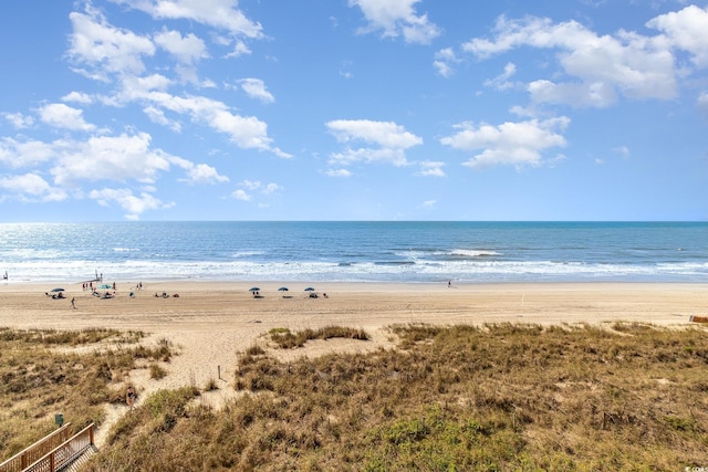 2507 S Ocean Blvd Unit 403, North Myrtle Beach, SC 29582 - property view of water with a beach view