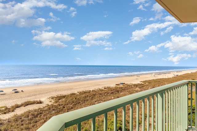 2507 S Ocean Blvd Unit 403, North Myrtle Beach, SC 29582 - view of water feature with a view of the beach
