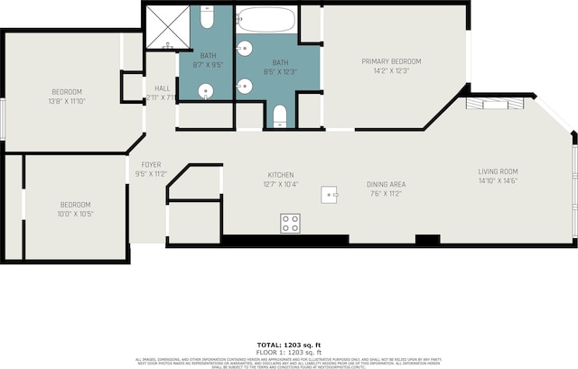 2507 S Ocean Blvd Unit 403, North Myrtle Beach, SC 29582 - view of layout
