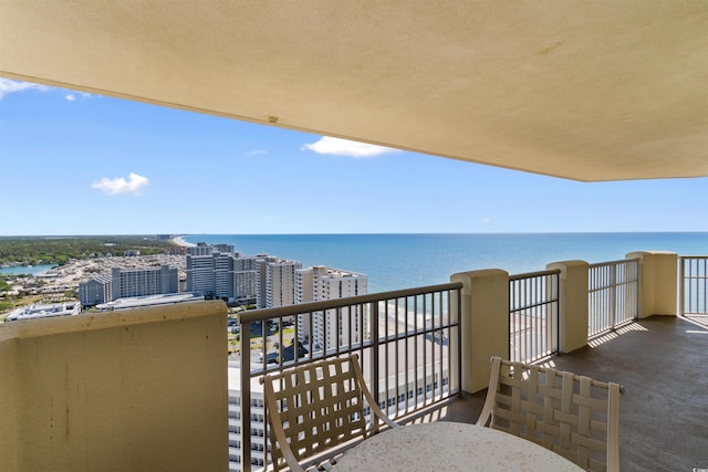 9994 Beach Club Dr Unit 2403, Myrtle Beach, SC 29572 - balcony with a water view