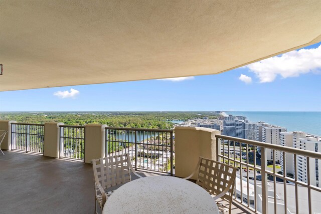 9994 Beach Club Dr Unit 2403, Myrtle Beach, SC 29572 - balcony with a water view