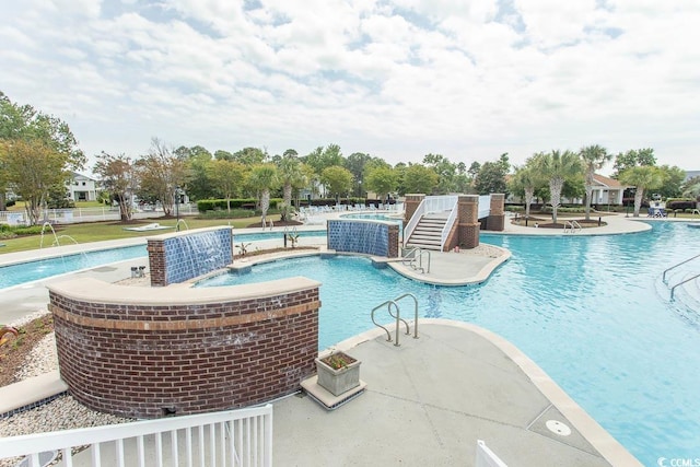view of community pool