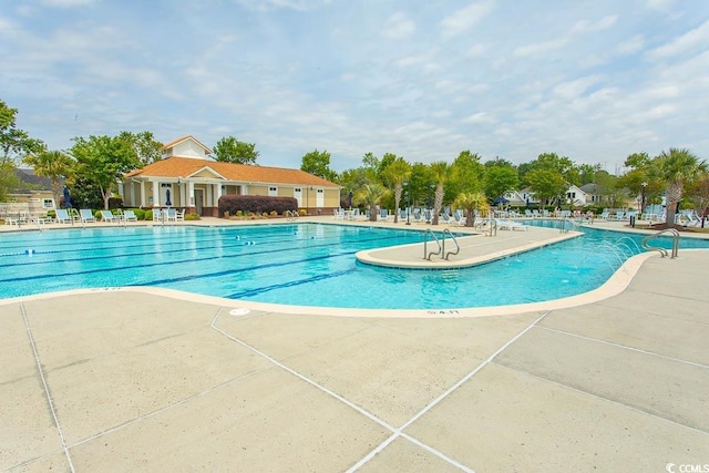 community pool featuring a patio