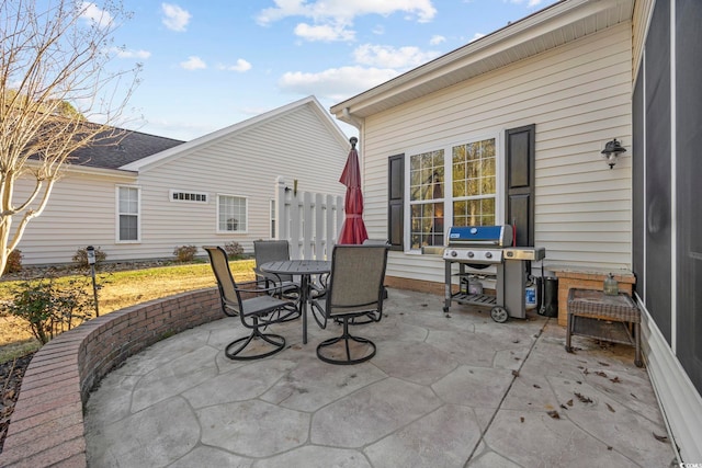 9628 Indigo Creek Blvd, Murrells Inlet, SC 29576 - view of patio / terrace featuring outdoor dining space and a grill