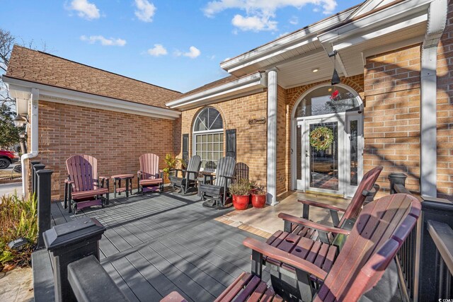9628 Indigo Creek Blvd, Murrells Inlet, SC 29576 - view of wooden deck